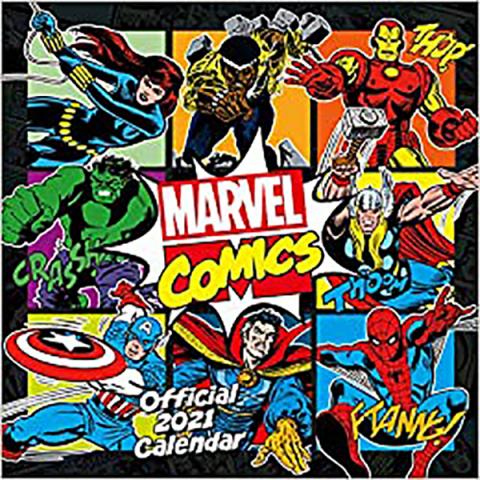 Marvel Retro Classic 2021 Wall Calendar