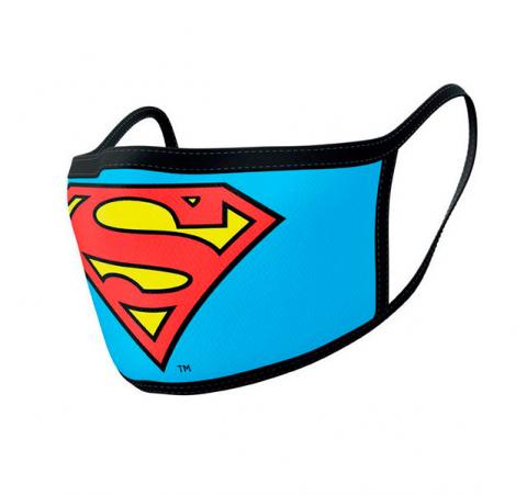 Superman Face Covering 2-Pack Logo