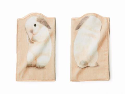 Bottle Towel Sable Point Lop Rabbit