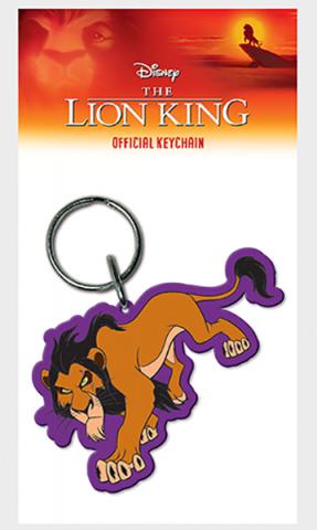 Lion King Scar Rubber Keychain