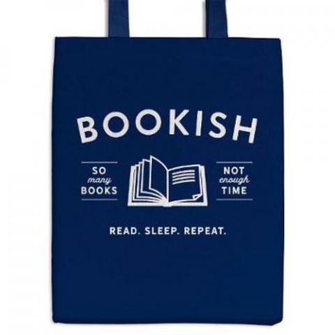 Bookish Canvas Tote Bag