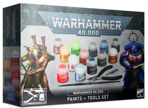 Warhammer 40.000 Paints + Tools Set