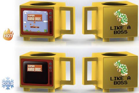 Super Mario Bros Like a Boss Heat Change Mug