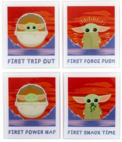 Coaster 4-Pack The Child (Baby Yoda) Polaroids