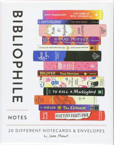 Bibliophile Notes - 20 Different Notecards & Envelopes