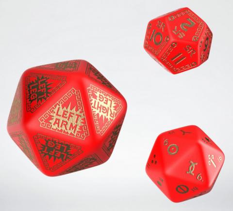 RuneQuest RPG - Red & Gold Expansion Dice