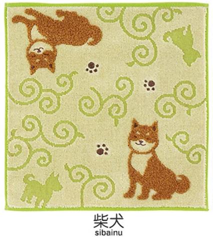 Jaquard Handkerchief Shibainu (Dog)