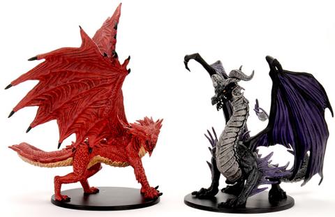 Premium Figure Adult Red & Black Dragons