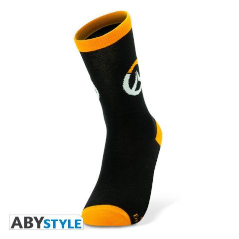 Socks Black & Orange Logo