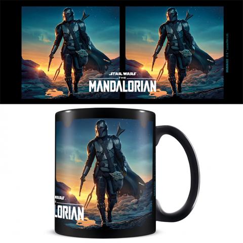 The Mandalorian Nightfall Black Pod Mug