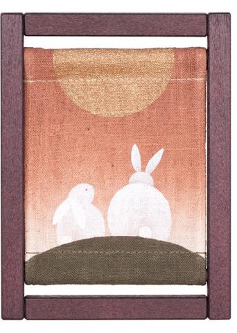 Framed Small Tapestry Meoto Usagi
