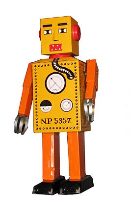 Robot Lilliput orange stor