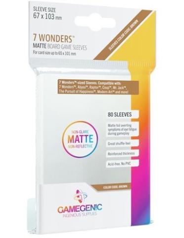 Matte 7 Wonders Sleeves 67x103mm