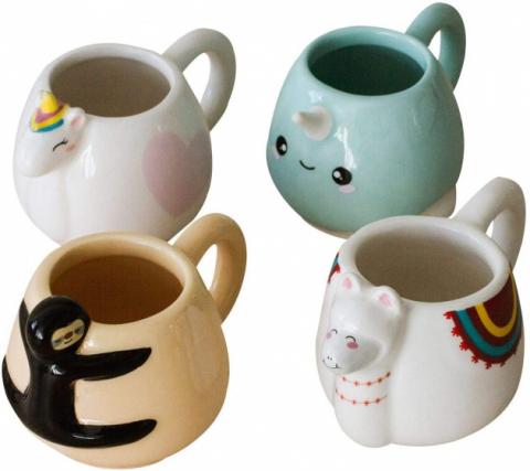 Animal Espresso Mug Set