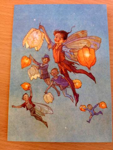 Fairy Land With Lanterns Card