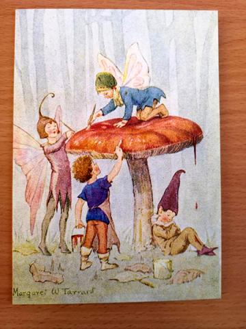 Fairy Land With Mushroom Card