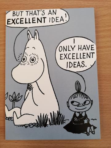 Moomin Excellent Card