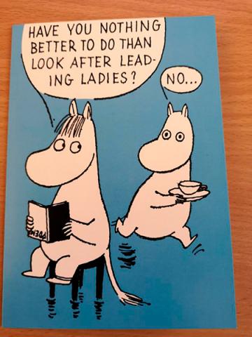 Moomin Leading Ladies Card
