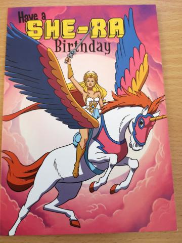 Have a She-Ra Birthday Card