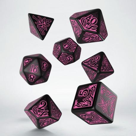 Call of Cthulhu 7th ed. Black & Magenta Dice Set