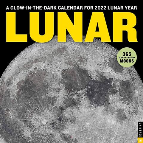 Lunar Glow-in-the-Dark 2022 Wall Calendar