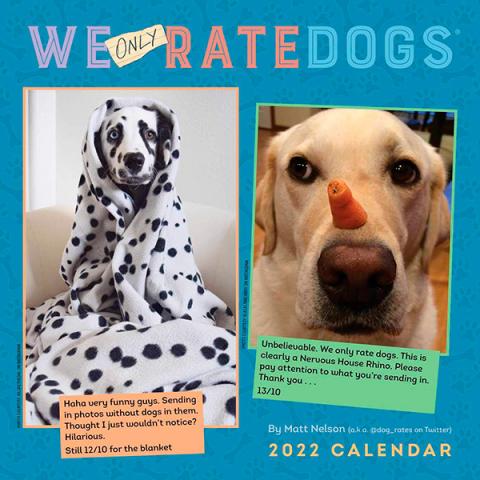 WeRateDogs 2022 Wall Calendar