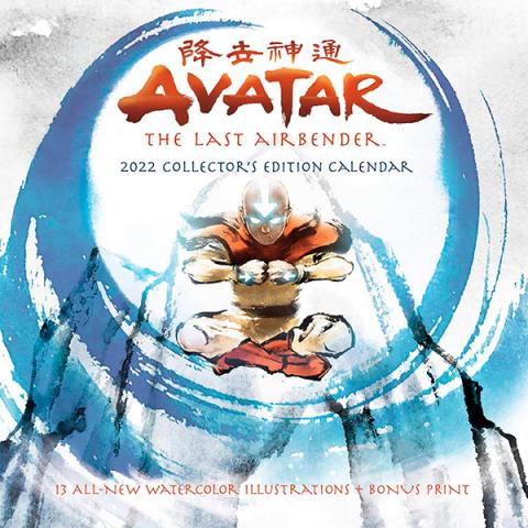 Avatar The Last Airbender 2022 Collector's Edition Wall Calendar