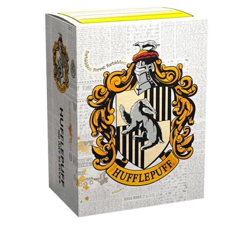 Harry Potter Boardgame Sleeves Hufflepuff Standard