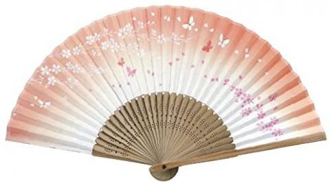 Folding Fan: Sakura ni Chö (Butterflies on Sakura)