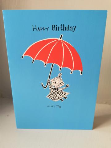 Moomin Happy Birthday Little My Card