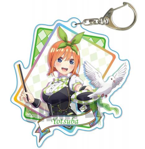 Choi Deka Acrylic Key Chain Nakano Yotsuba Magician Ver.