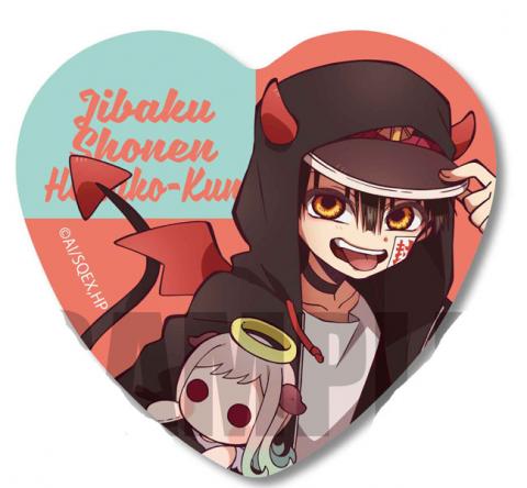 Heart Can Badge Little Devil Hoodie Ver. Hanako-kun (Angel Nene-chan Plush)