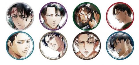 Chara Badge Collection Levi Art-Pic