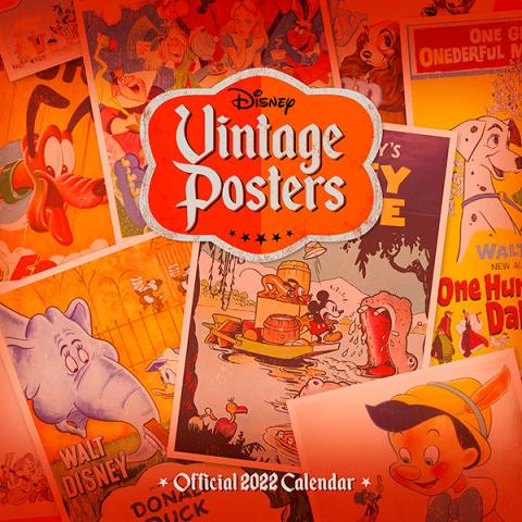 Disney Vintage Posters Official 2022 Calendar