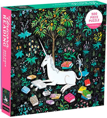 Unicorn Reading 500 Piece Puzzle