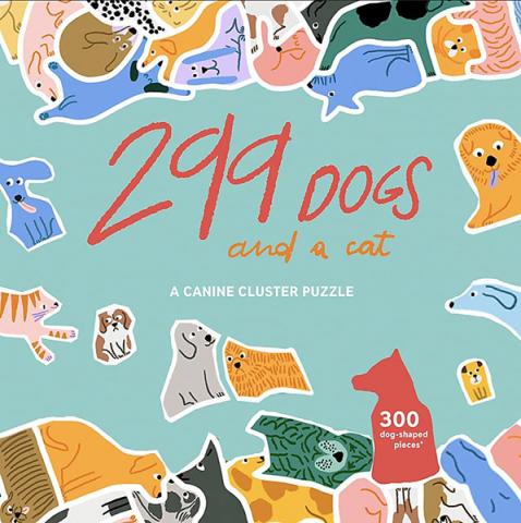 299 Dogs (and a cat) Cluster Puzzle (Pussel)