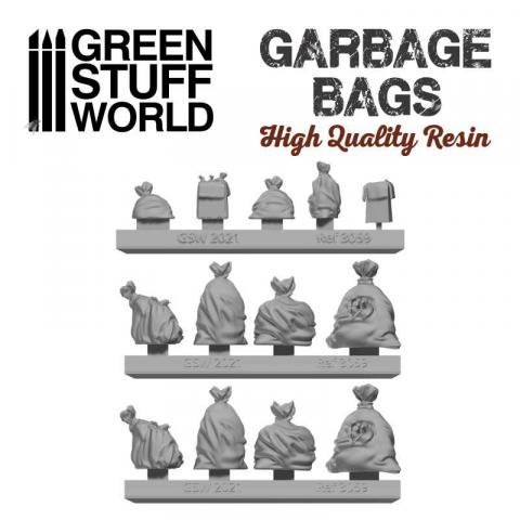13x Resin Garbage Bags