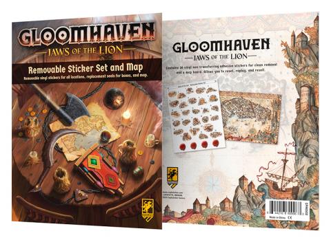 Gloomhaven Jaws of the Lion - Removable Sticker Set