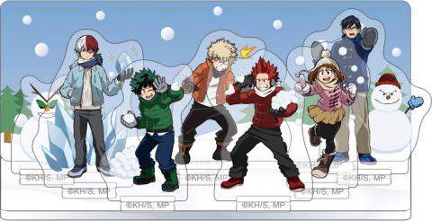 Acrylic Diorama Snowball Fight Acrylic Diorama Snowball Fight