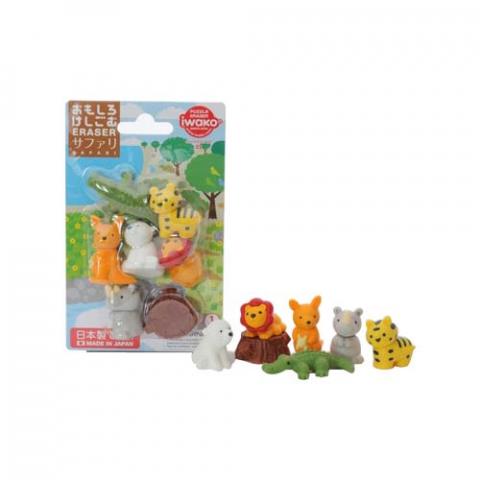 Safari Eraser Set