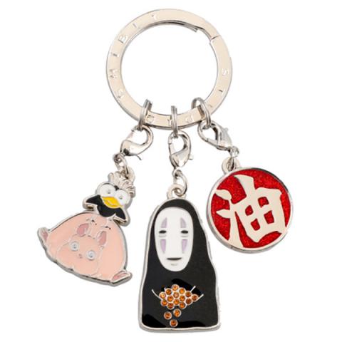 Triple Metal Keyring No-Face Triple Metal Keyring No-Face