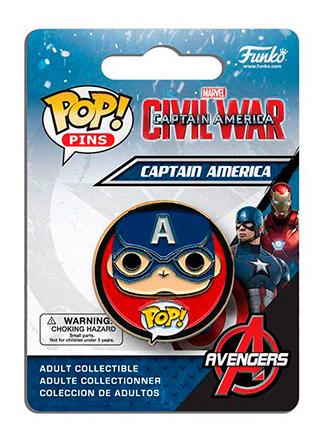 Civil War Captain America POP Pin