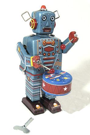 Liten trumrobot