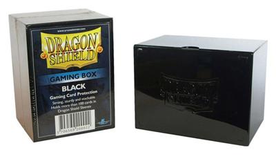 Black Card Box (Holds 100 Sleeved Cards)