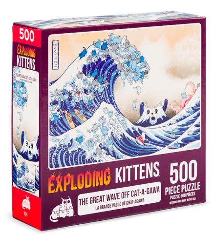 Exploding Kittens: Great Wave of Cat-A-Gawa Puzzle