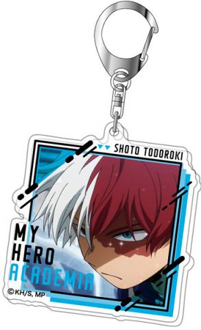 Big DECOFLA Acrylic Key Chain 04 Todoroki Shoto BDAK