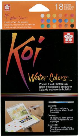 Koi Water Colors Sketchbox 18