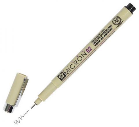 Pigma Micron (02) Black 0,3 mm