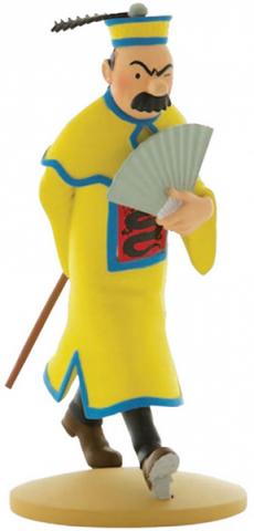 Figur 12 cm resin Dupond i kinesisk dräkt