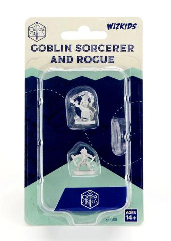 Goblin Sorcerer and Rogue Female Unpainted Miniature Goblin Sorcerer and Rogue Female Unpainted Miniature